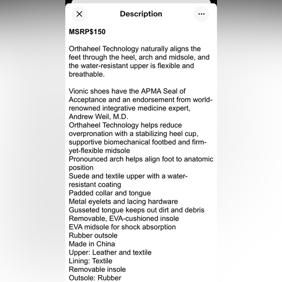 Vionic Women’s Shoes withh Orthaheel Technology Cypress Trail Walker Ankle Boot - Picture 16 of 16